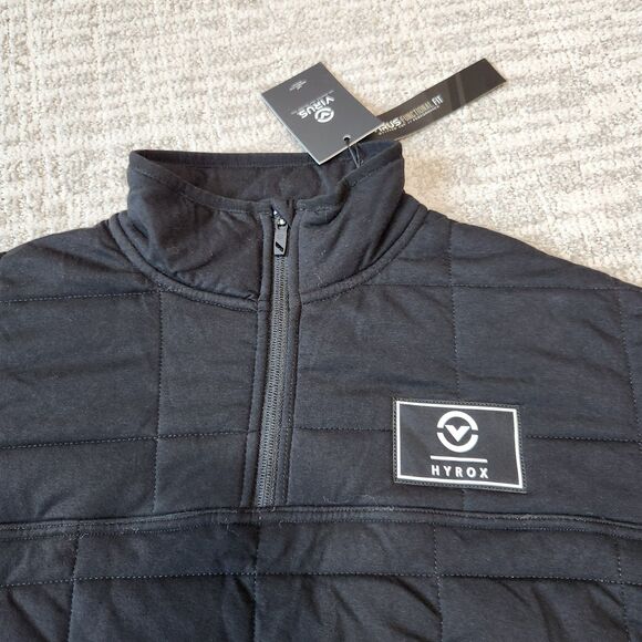 VIRUS x HYROX ladies Baywood 1/4 zip quilted jacket black size S - Picture 4 of 12
